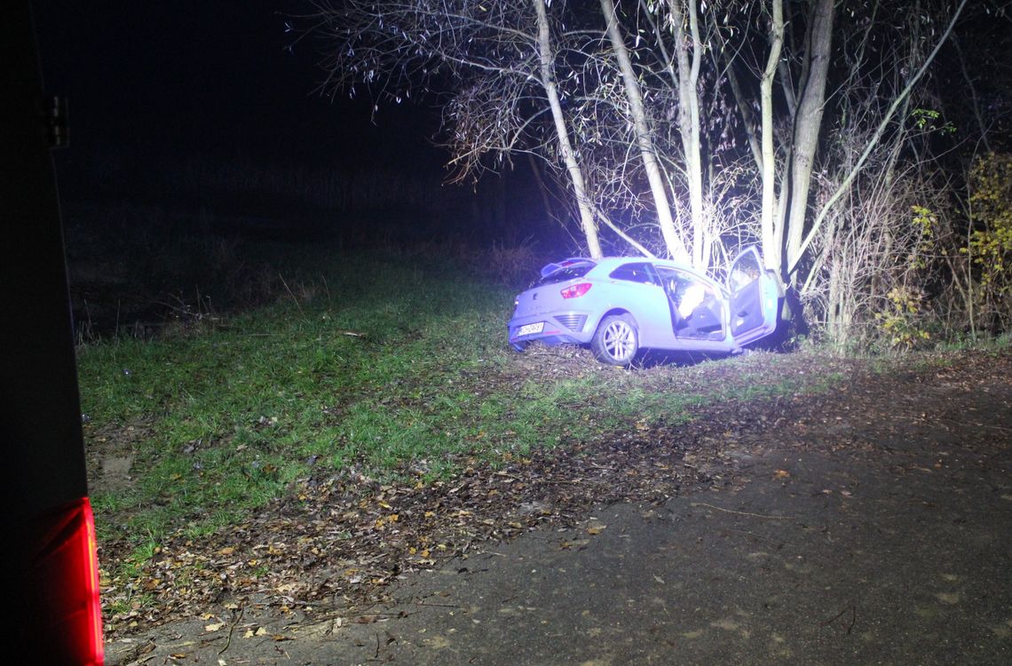 Samochód osobowy uderzył w drzewo. Cztery osoby w szpitalu! Samochód osobowy uderzył w drzewo. Cztery osoby w szpitalu!