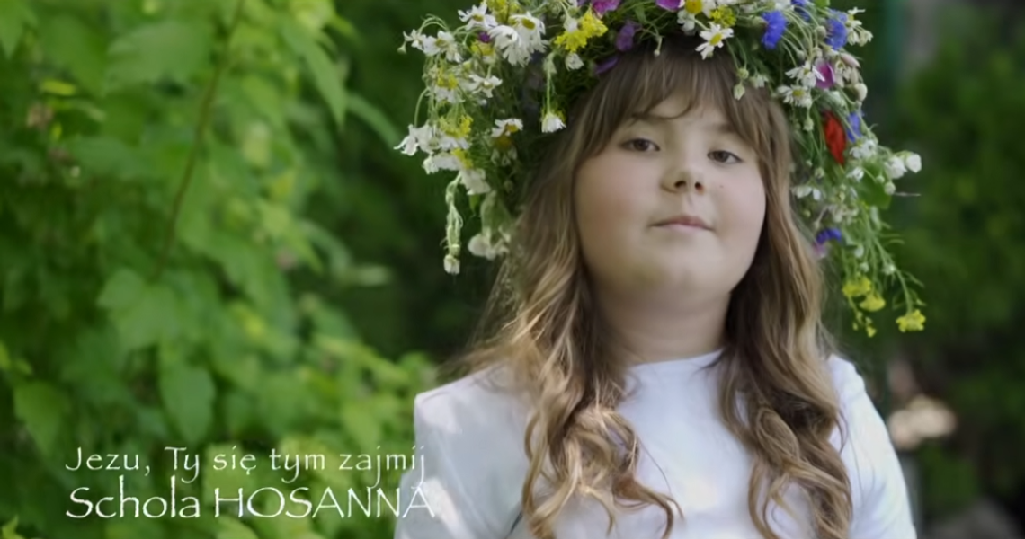 Schola Hosanna z premierą teledysku „Jezu, Ty się tym zajmij”. Muzyczne świadectwo wiary, nadziei i zawierzenia Schola Hosanna z premierą teledysku „Jezu, Ty się tym zajmij”. Muzyczne świadectwo wiary, nadziei i zawierzenia