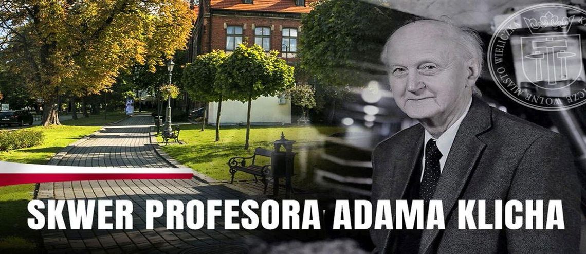 Wieliczka. Skwer Profesora Adama Klicha