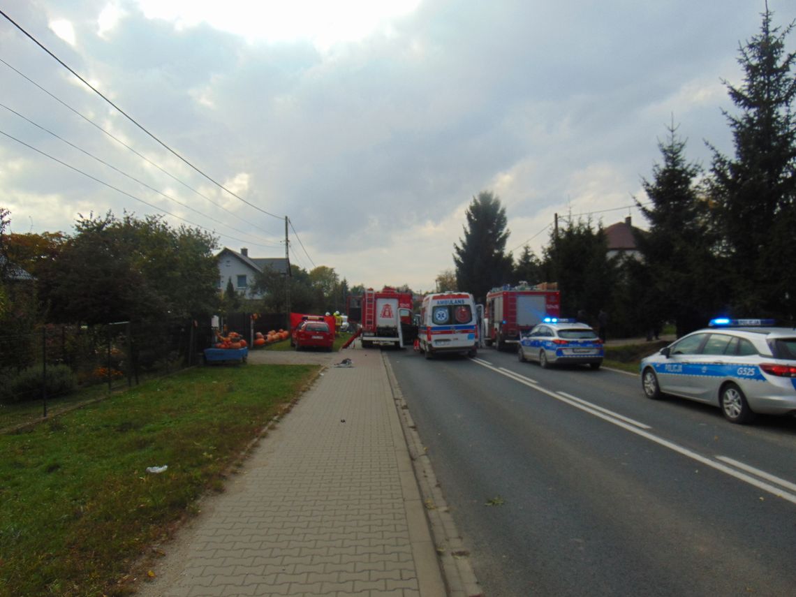 Śmiertelny wypadek w powiecie proszowickim