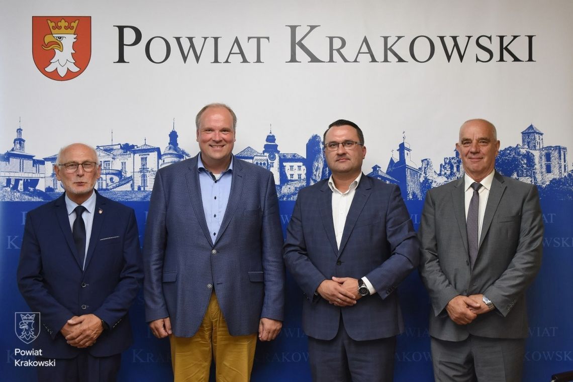 Spotkanie starostów partnerskich powiatów: wielickiego, monachijskiego oraz krakowskiego