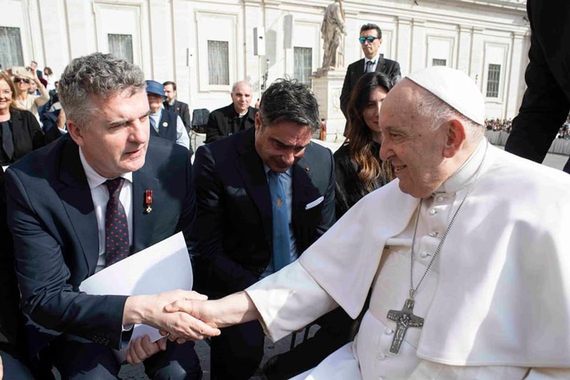 Wieliczka. Środowa audiencja u Ojca Świętego Franciszka