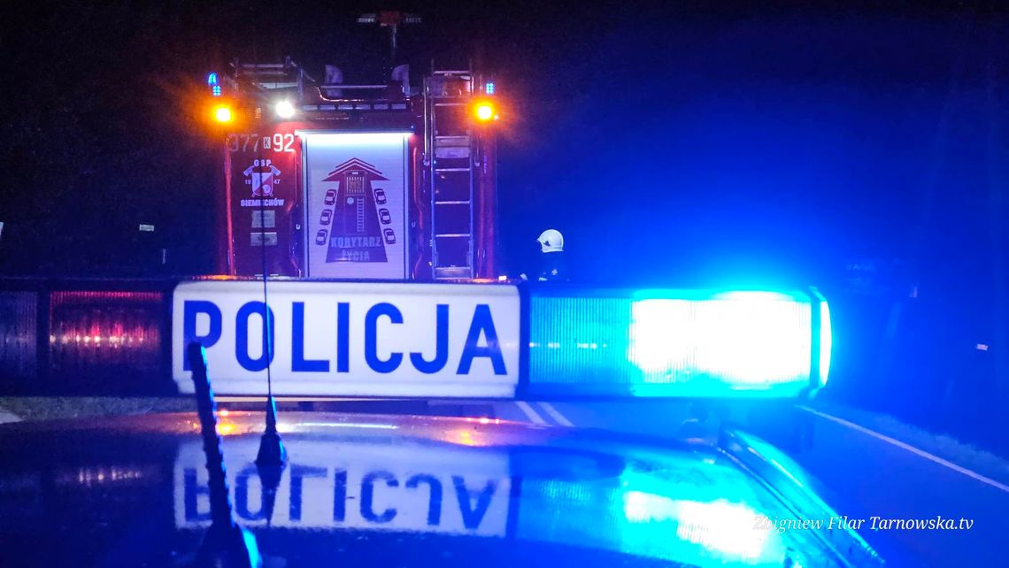 Tragiczny pożar przyczepy kempingowej w Olkuszu Tragiczny pożar przyczepy kempingowej w Olkuszu