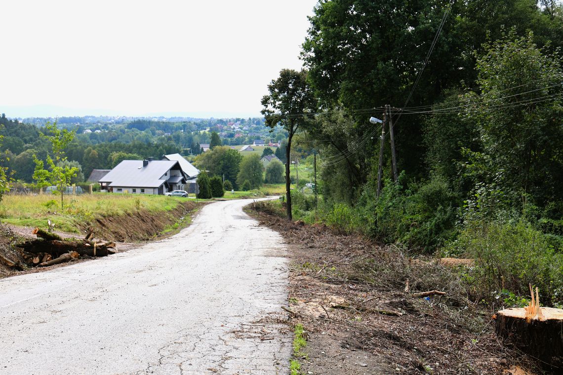 Trwa przebudowa drogi powiatowej w miejscowości Byszyce i Gorzków