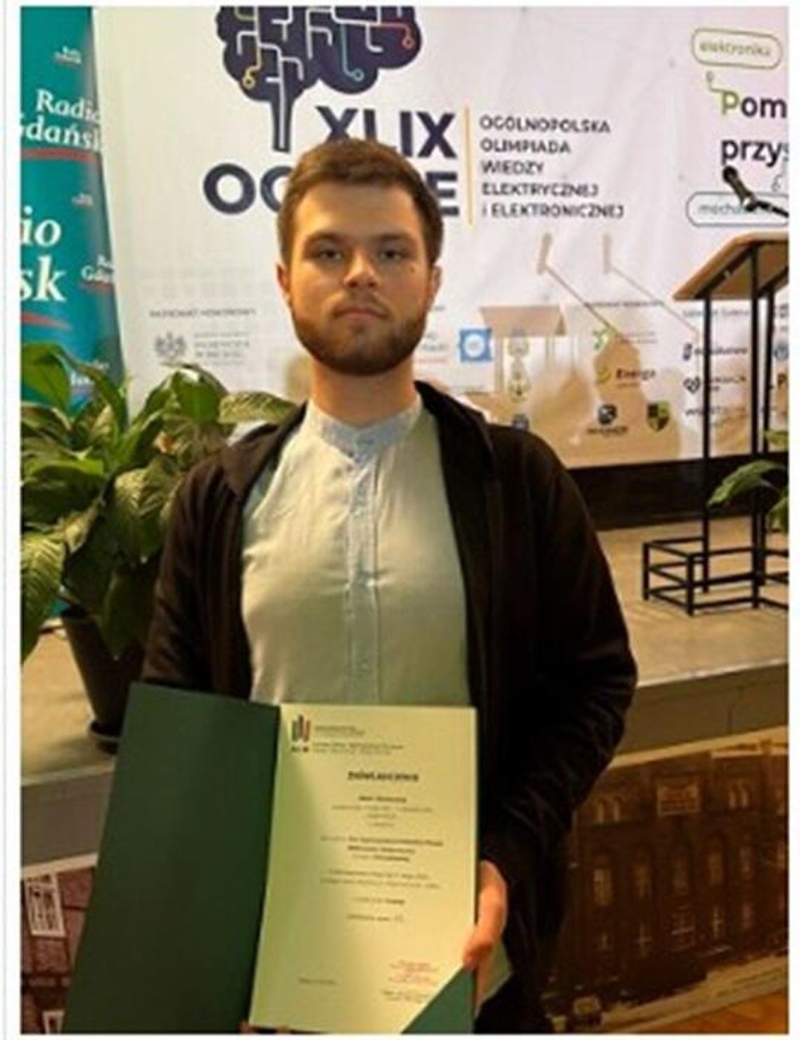 Uczeń PCKZiU w Wieliczce finalistą Ogólnopolskiej Olimpiady Wiedzy