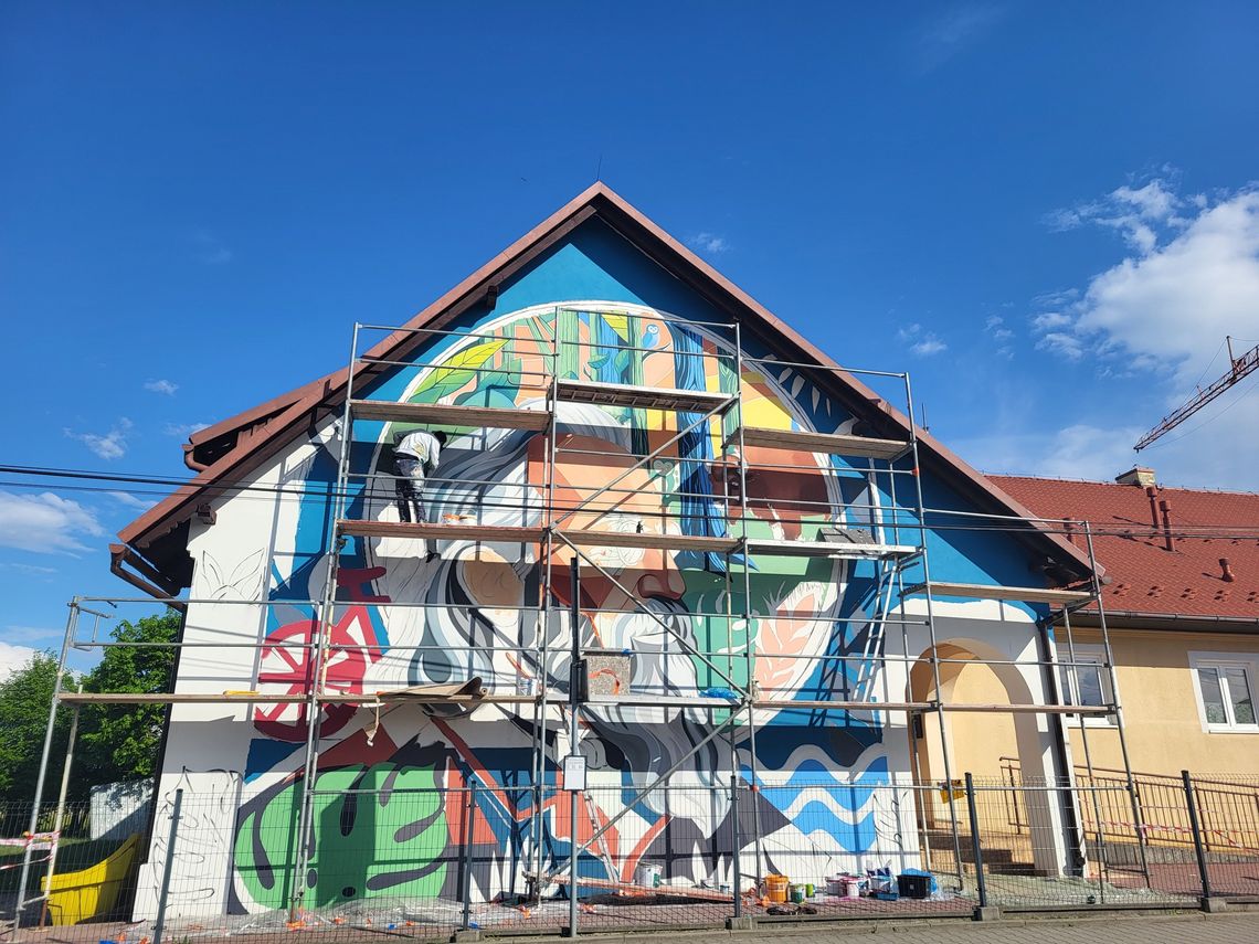 W Woli Zabierzowskiej powstaje mural poświęcony Janowi Matejce W Woli Zabierzowskiej powstaje mural poświęcony Janowi Matejce