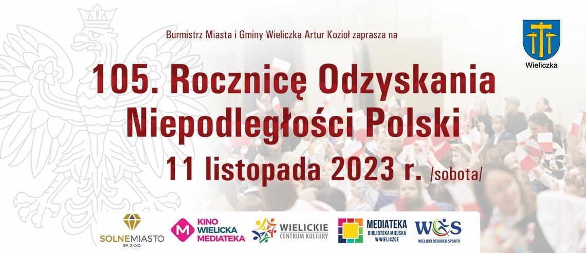 Wieliczka. 105. Rocznica Odzyskania Niepodległości Polski