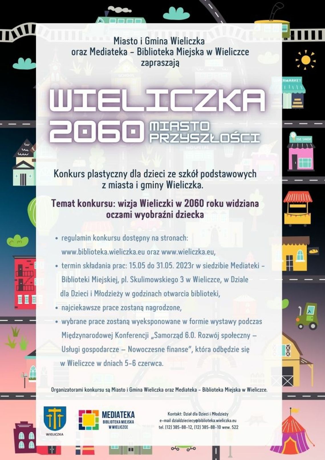 „Wieliczka 2060 – miasto przyszłości” – konkurs plastyczny dla dzieci