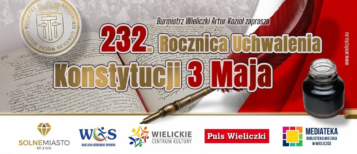 Wieliczka. Obchody 232. Rocznicy Uchwalenia Konstytucji 3 Maja