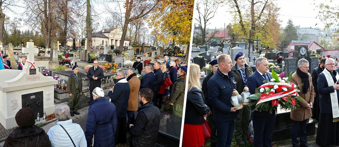 Wieliczka. Poświęcenie odnowionego nagrobka Bolesława i Zbigniewa Machowiczów