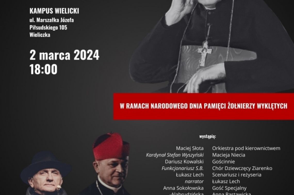 Wieliczka. Spektakl "Kardynał Wyszyński Prymas Niezłomny"
