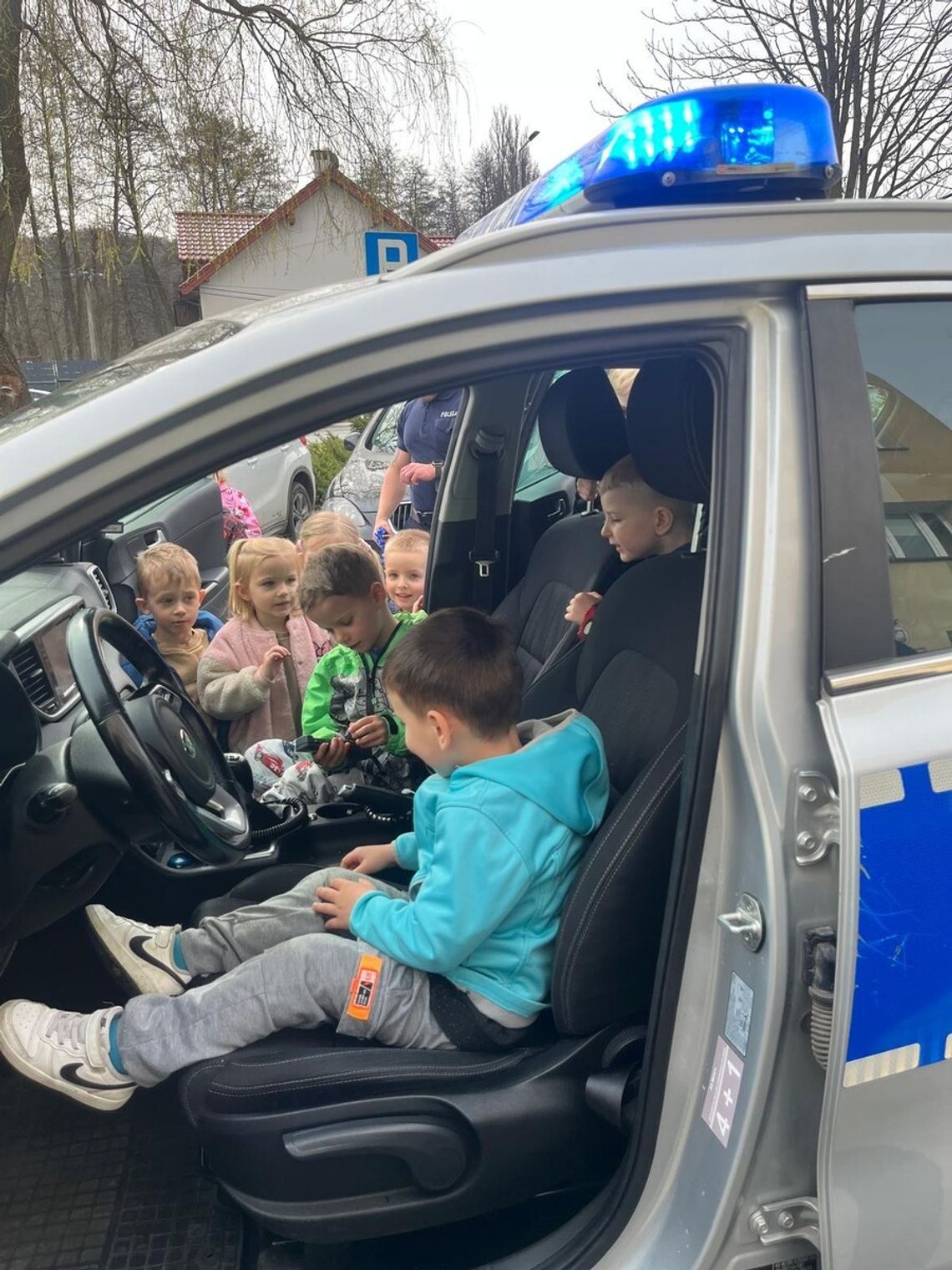Wizyta przedszkolaków w Komendzie Powiatowej Policji w Wieliczce