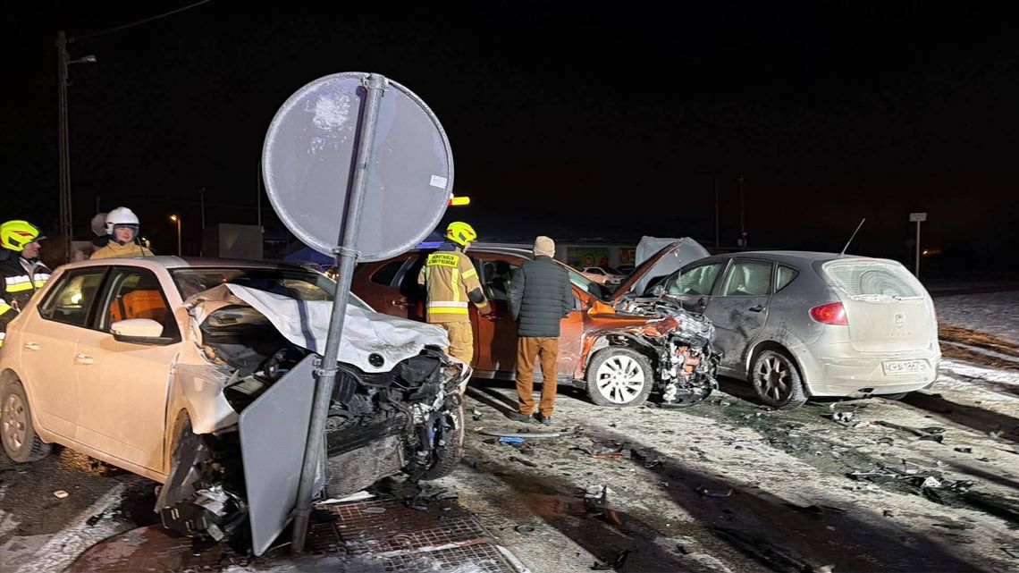 Wypadek na DK94 w Małopolsce. Jedna osoba poszkodowana