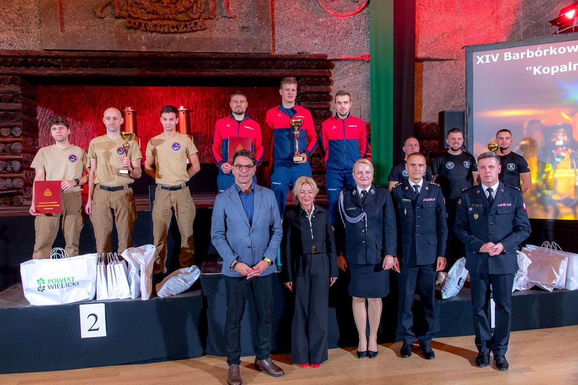 XIV Barbórkowy Turniej Strażaków i Ratowników w Kopalni Soli „Wieliczka”
