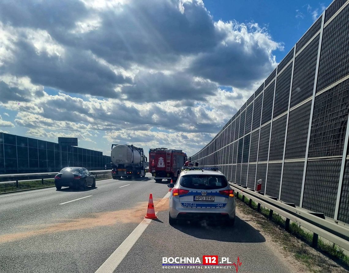 Zdarzenie z udziałem motocyklisty na A4. Interweniowały liczne służby Zdarzenie z udziałem motocyklisty na A4. Interweniowały liczne służby