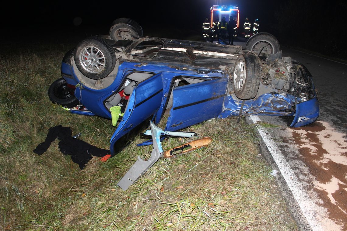 Zginął pasażer i kierujący. Tragiczny wypadek w powiecie gorlickim