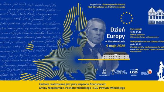 Dzień Europy w Niepołomicach – piknik i spotkanie 9 maja