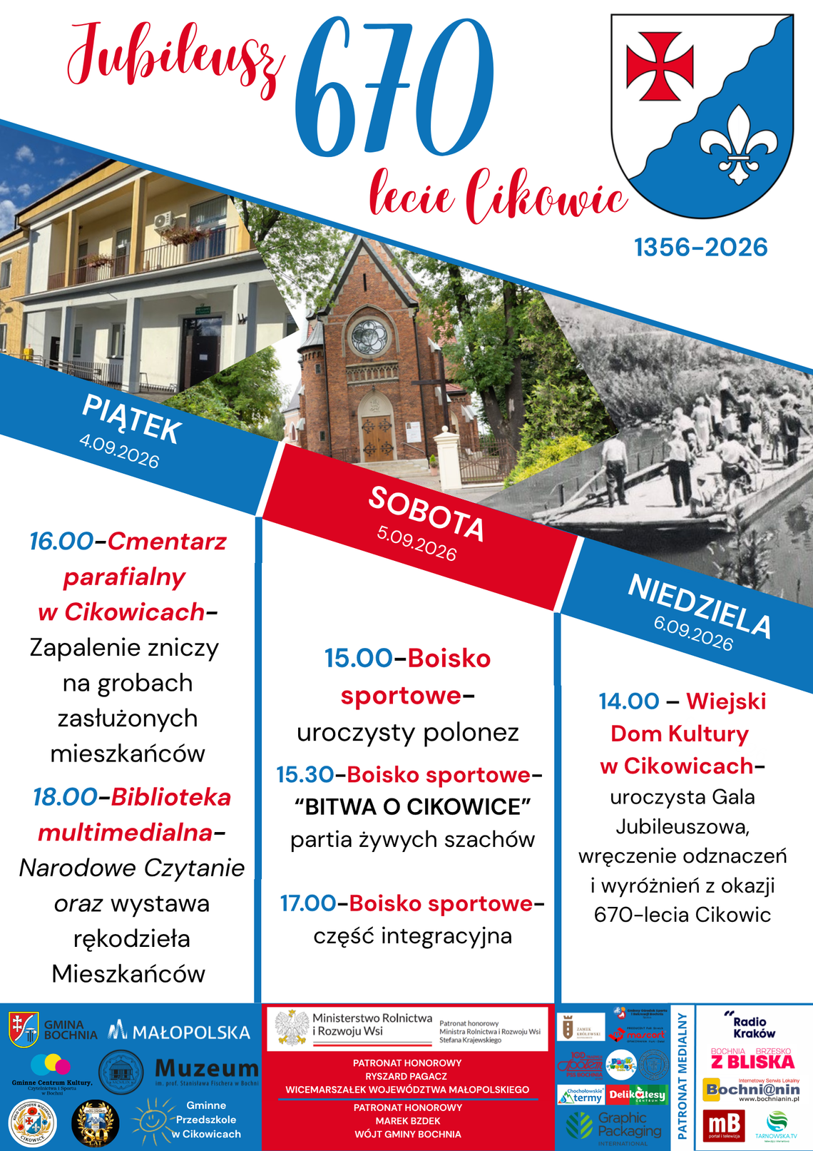 Cikowice świętują 670-lecie! Zapraszamy na wyjątkowy jubileusz