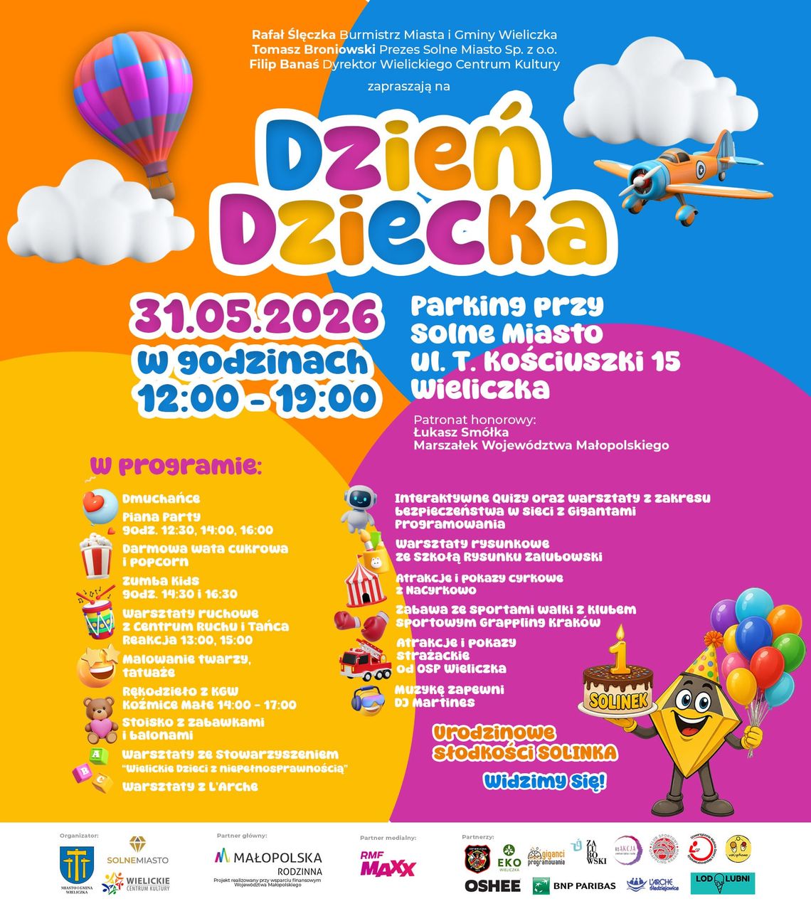 Dzień Dziecka w Solne Miasto w Wieliczce Dzień Dziecka w Solne Miasto w Wieliczce
