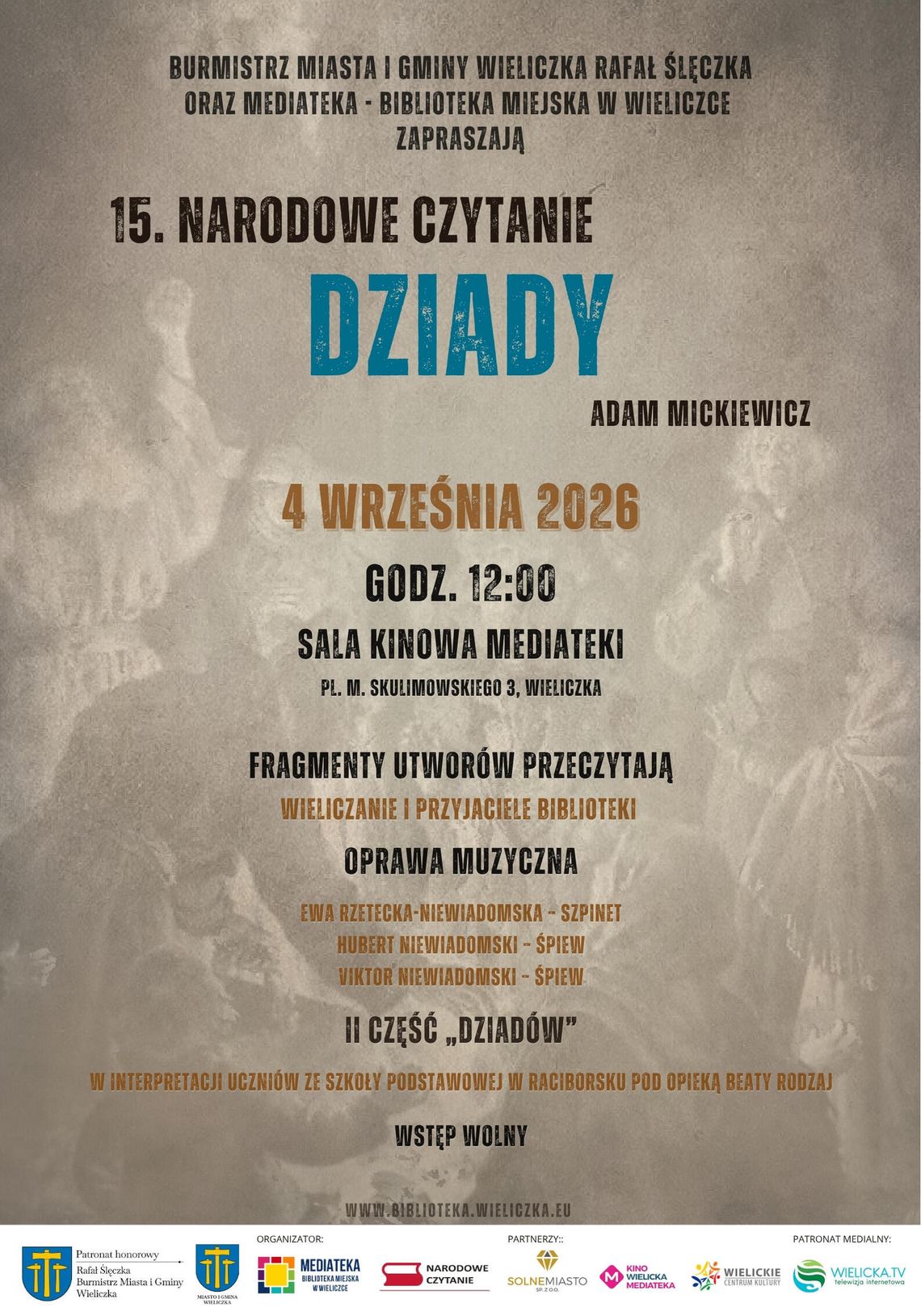 Narodowe Czytanie w Wieliczce Narodowe Czytanie w Wieliczce