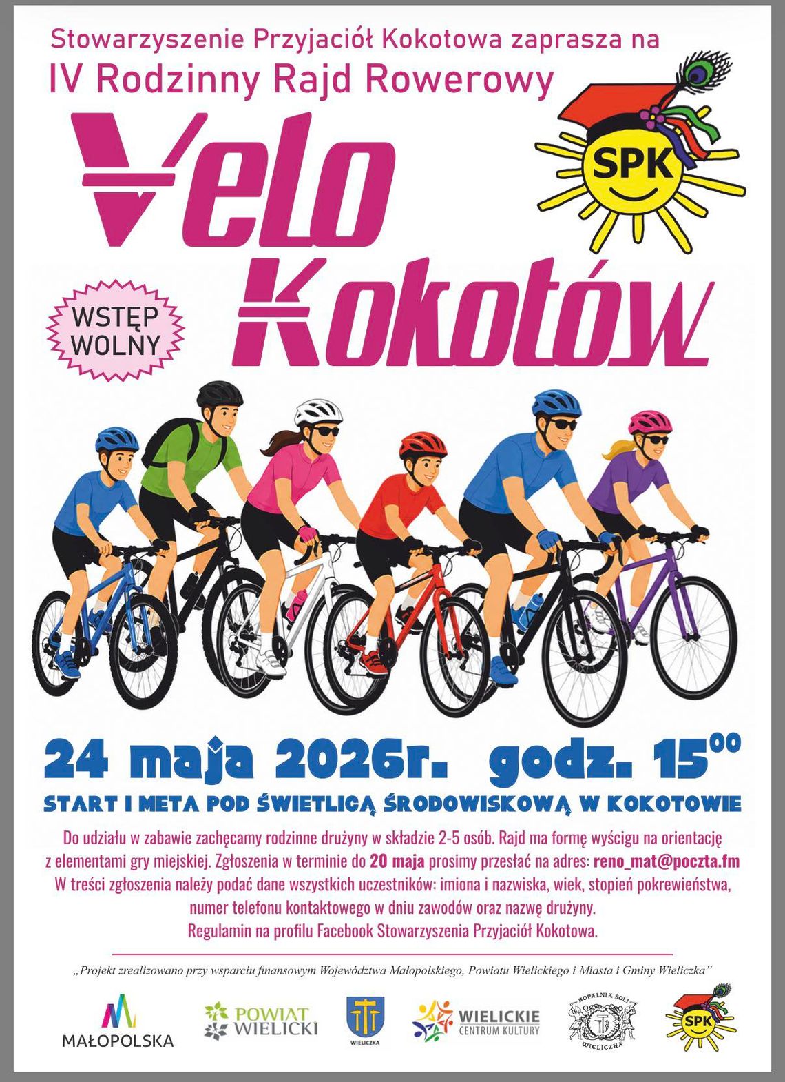 Rodzinny Rajd Rowerowy „Velo Kokotów” Rodzinny Rajd Rowerowy „Velo Kokotów”