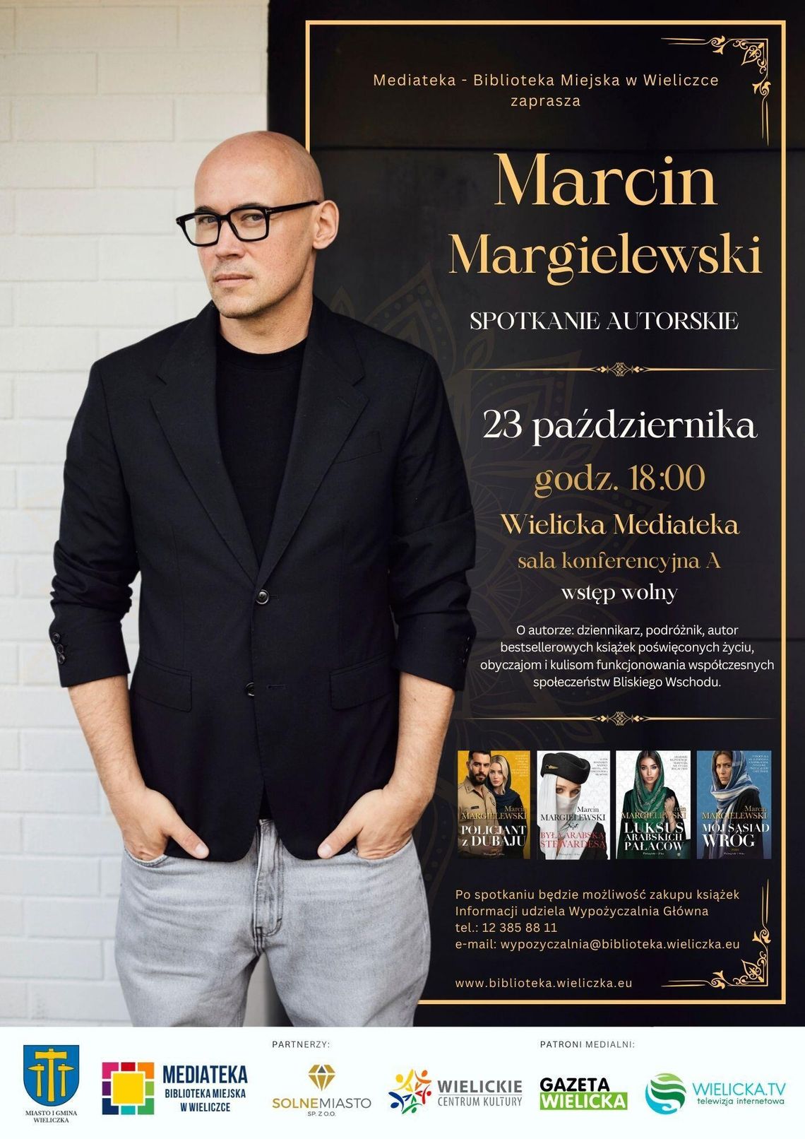 Spotkanie autorskie z Marcinem Margielewskim Spotkanie autorskie z Marcinem Margielewskim