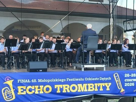 Reprezentacyjna Orkiestra Dęta Gminy Gdów  w finale Festiwalu ECHO TROMBITY [zdjęcia]